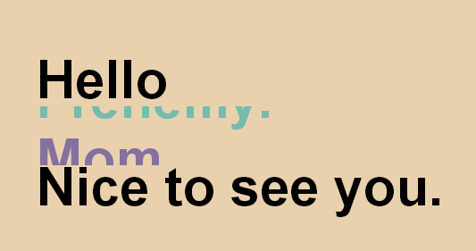纯css3标题文字间歇滚动效果