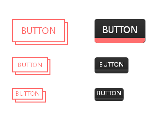 纯css3简易的线条按钮动画特效