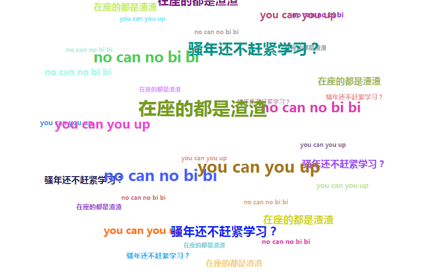 3D文字球形旋转