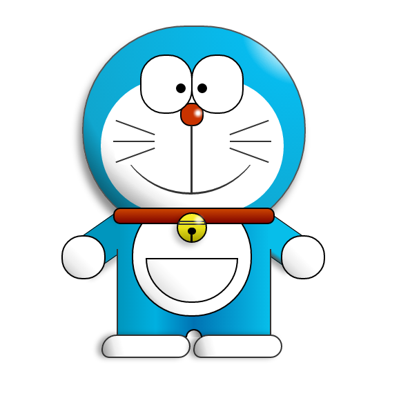 纯CSS3制作完整机器猫素材