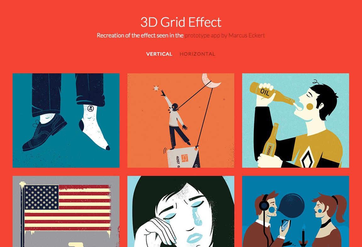 炫酷3D弹出详情页面CSS3-HTML5