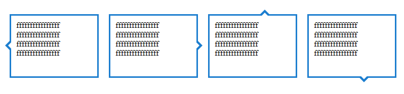 css制作的尖角效果
