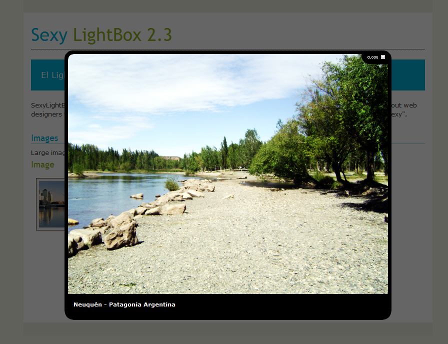 jQuery弹出层插件Sexy LightBox