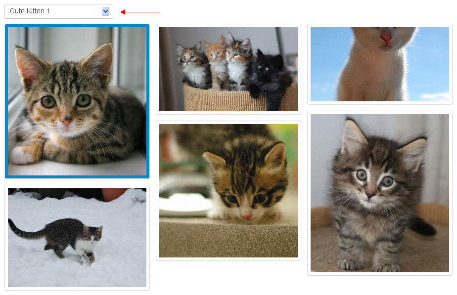 jquery select框图片选择器点击图片给表单select...
