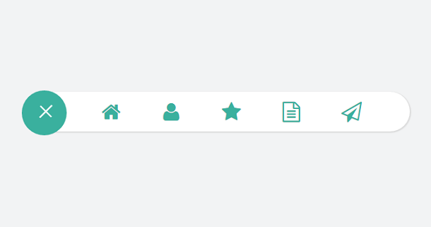 jQuery/CSS3实现弹性动画展开菜单