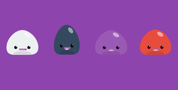 一组HTML5 SVG可爱的笑脸动画