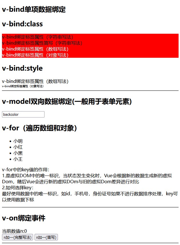 2021最新实现Vue内置指令案例教程