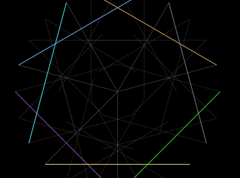 HTML5 Canvas放射线动画特效