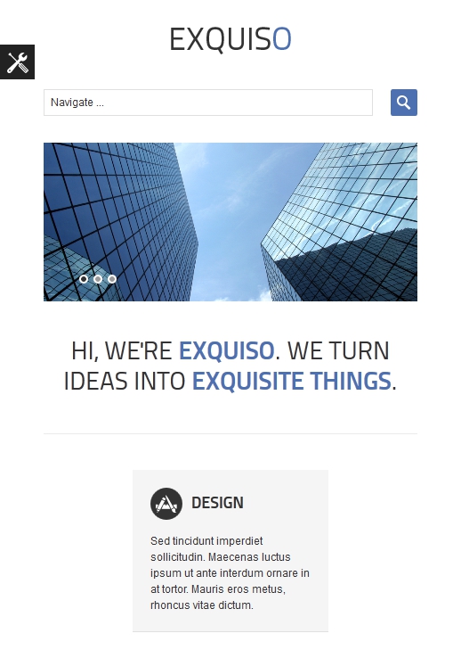 Exquiso - 响应式企业管家主题模板