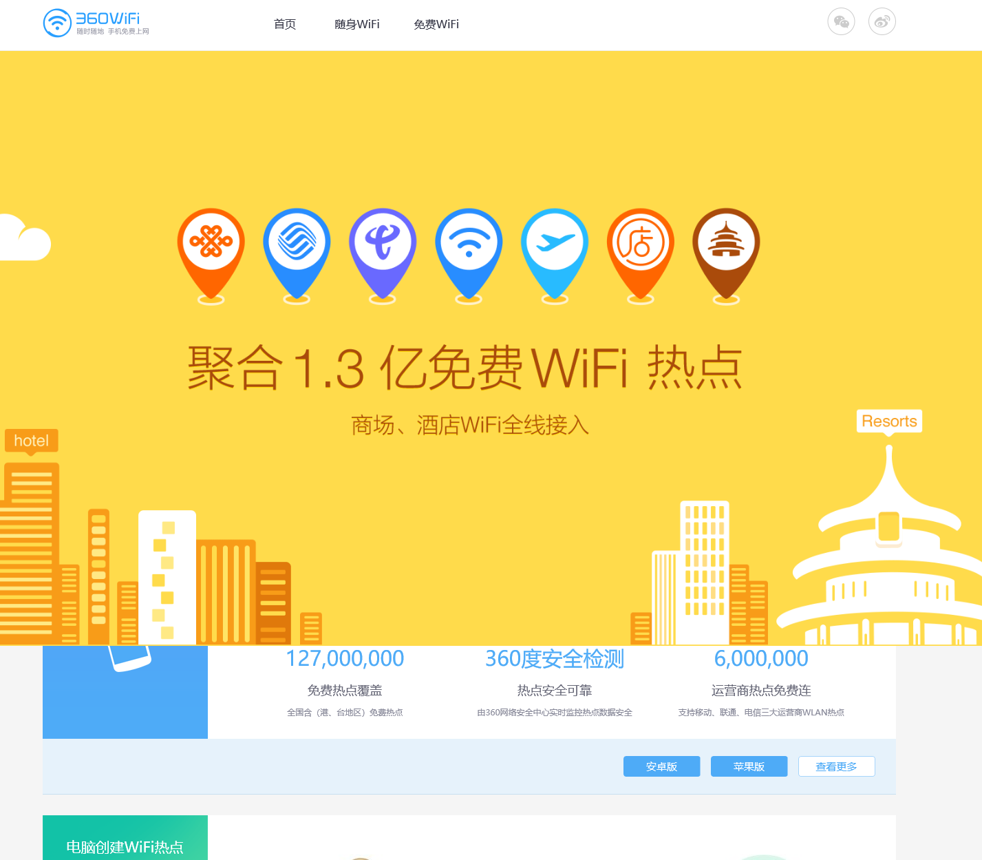 360WiFi路由器官网模板源码