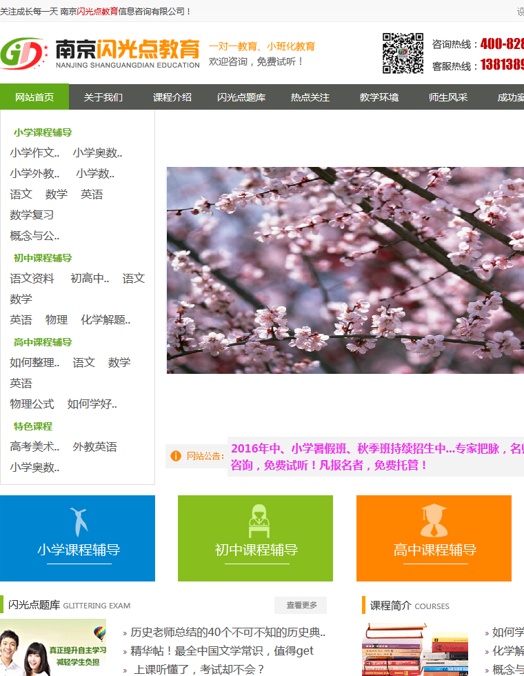 南京闪光点教育信息咨询有限公司企业模板