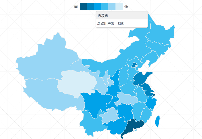 PHP+Mysql+jQuery中国地图