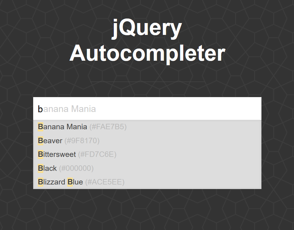 jquery实现百度搜索自动完成插件autocompleter