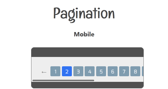 Pagination手机分页样式特效