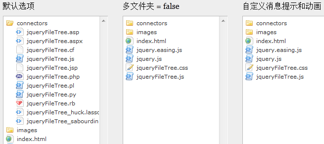 jQuery File Tree文件树插件