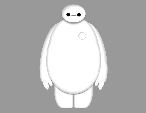 CSS3绘制大白卡通人物动画特效