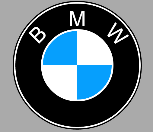 js canvas制作宝马bmw图标画图代码