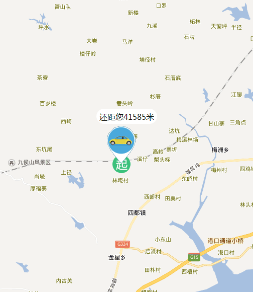 百度地图api制作饿了么送餐位置地图代码