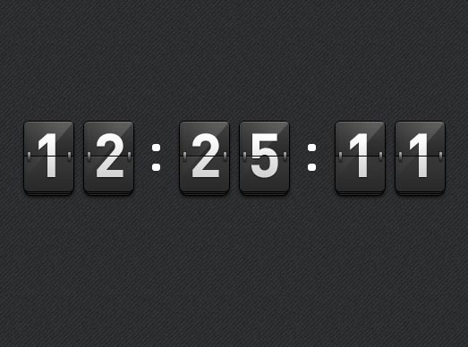 jquery.countdown.js网页倒计时插件制作倒计时