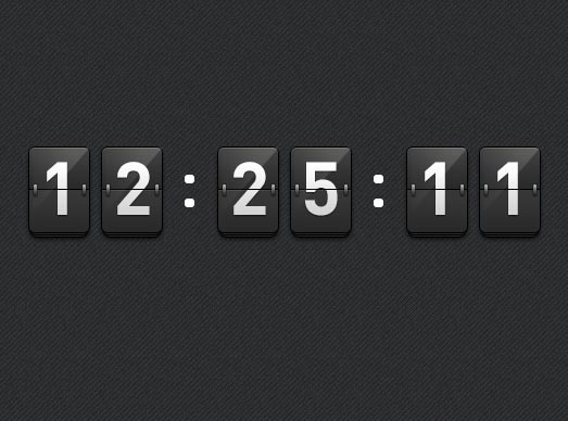 jquery.countdown.js网页倒计时插件制作倒计时