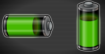 手机电池电量减少flash动画素材