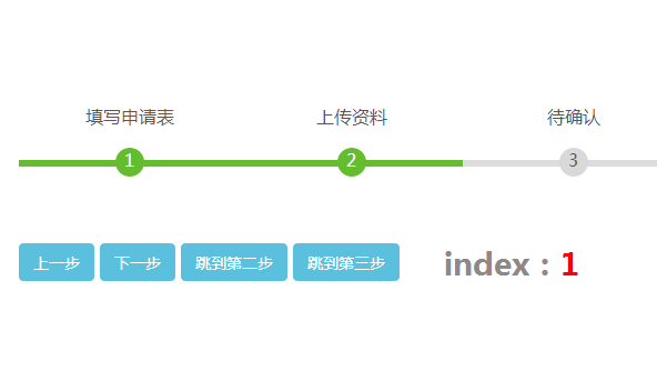 jQuery填写表单分步步骤进度条样式代码