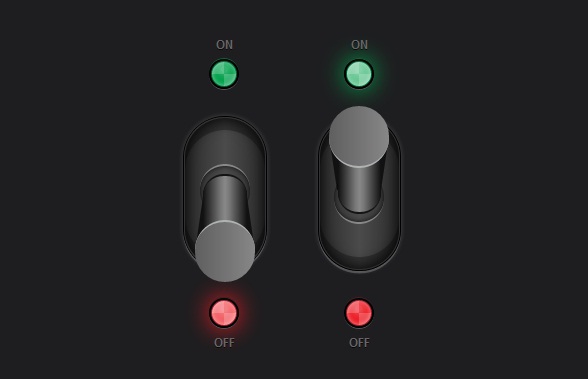 纯CSS3实现滑杆开关切换按钮动画