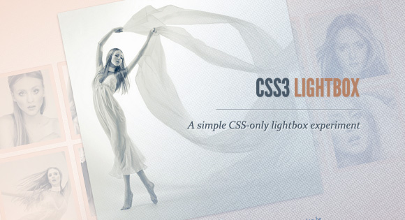 CSS3图片弹出展示类似灯箱动画相册幻灯片