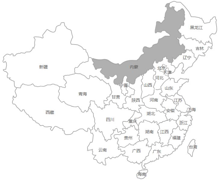 jquery div css布局中国地图鼠标经过地图区域当前高亮