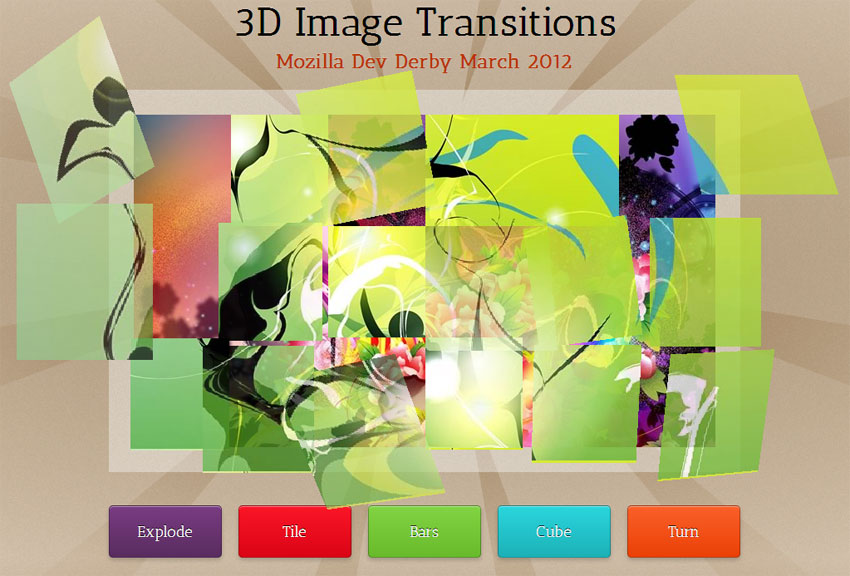 html5图片切换jquery css3 Transitions...