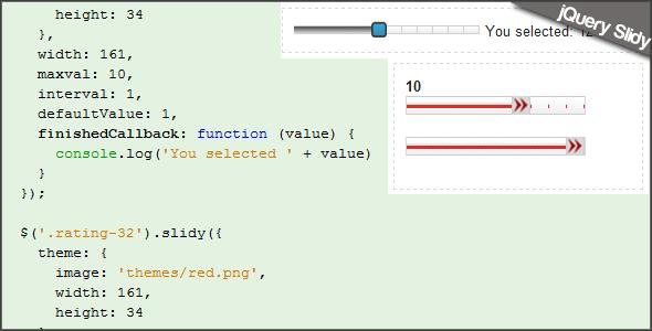 jquery rating拖动设置当前value值大小或拖动控制...