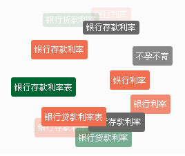 原生js tagscloud文字标签云仿快播文字标签云上下滚动出...