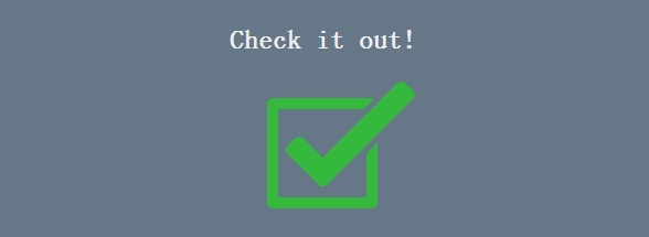 CSS3实现自定义Checkbox动画