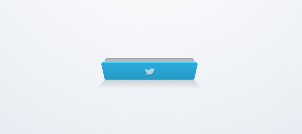 纯CSS3实现3D Twitter按钮 按钮可翻转