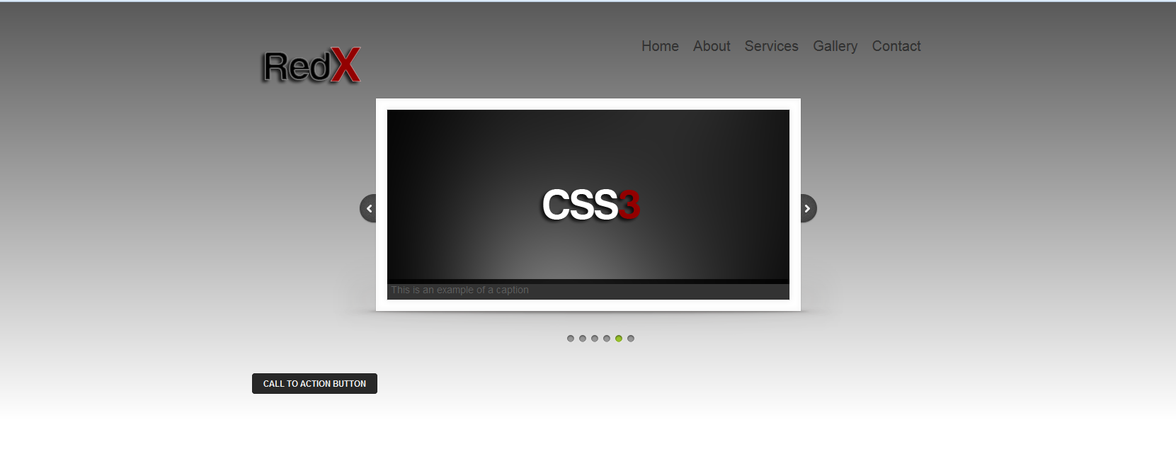 HTML5和CSS3灰色简洁企业站模板