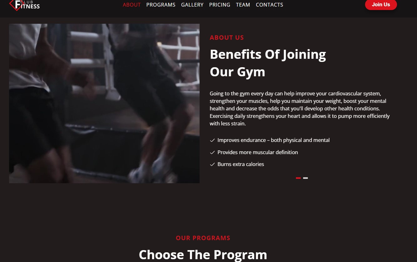 2023最新版jq黑色风格健身俱乐部网站模板
